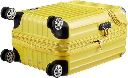 トラベリスト スーツケース ジッパー オープン モーメント 機内持ち込み可 35L 54 cm 3.4kg イエ ローカーボン