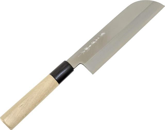堺一文字吉國 日本製 鎌薄刃 包丁 195mm 白二鋼 木柄 堺の包丁の通販は 24,714円