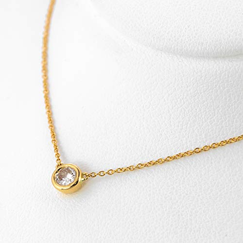 エステール ESTELLE 【WEB限定商品】ダイヤモンド K18 イエ ローゴールド ネックレス(0.2ct) 0344-1667-0014-0000