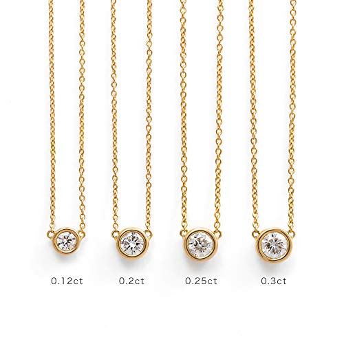 エステール ESTELLE 【WEB限定商品】ダイヤモンド K18 イエ ローゴールド ネックレス(0.2ct) 0344-1667-0014-0000