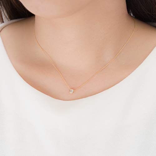 エステール ESTELLE 【WEB限定商品】ダイヤモンド K18 イエ ローゴールド ネックレス(0.2ct) 0344-1667-0014-0000