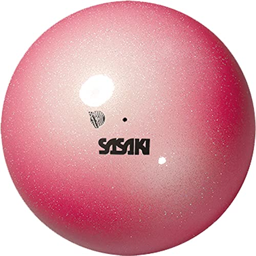 ササキ(SASAKI) 新体操 手具 ボール 国際体操連盟認定品 日本体操協会検定品 オーロラボール 直径18.5cm M-207AU-F CYP(チェリーピンク)の通販は