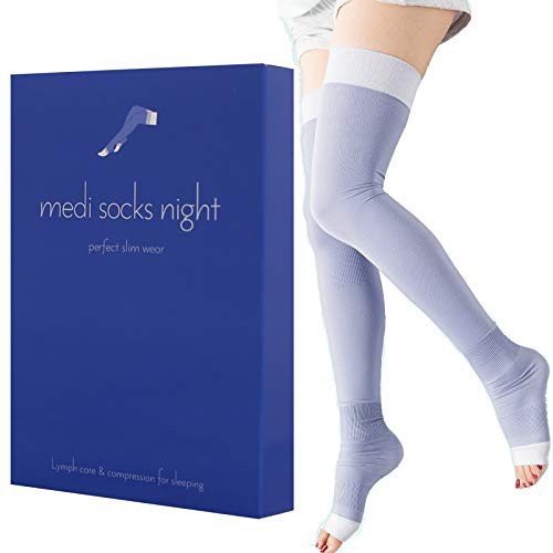 メディソックスナイト Mサイズ 〜medi socks night〜 加圧 美脚 脚痩せ ...