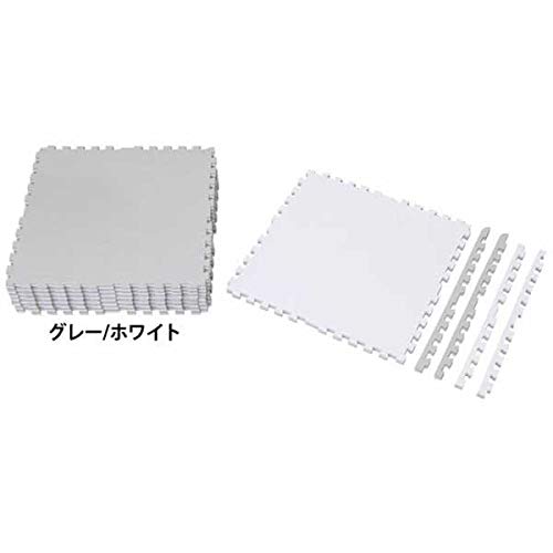 アイリスオーヤマ ジョイントマット 極厚1.8cm 60×60cm 8枚組 ノンホルムアルデヒド 洗える グレー / ホワイト JMRN-68の通販は 5,695円