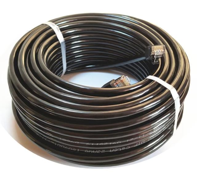 50M CAT6A 屋外 LANケーブル 屋外仕様 2重被覆 PoE対応 カテゴリー6A 屋外用 コネクタ付 インターネットケーブル 紫外線 難燃性 耐候性