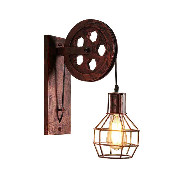 千飾 壁掛け照明 室内 LED 北欧 工業風デザイン おしゃれ アンティーク レトロ ブラケットランプ ウォールライト 照明 カフェ ダイニング