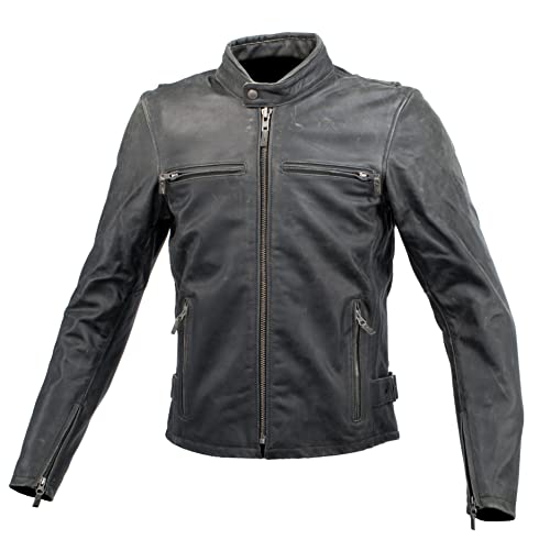 コミネ(KOMINE) バイク用 レザージャケット シングルライダースレザー