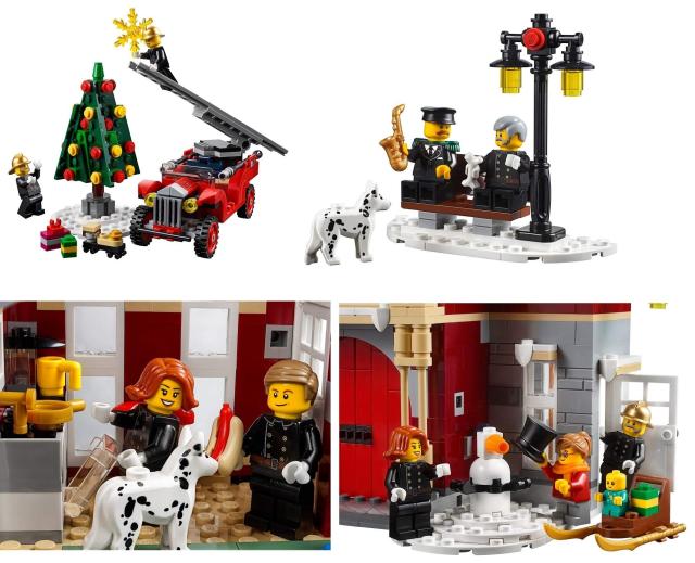 レゴ（LEGO）ウィンタービレッジ・ファイヤーステーション 消防署 