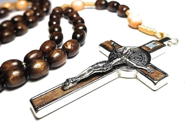 イタリア製 ロザリオ ローマ教皇フランシス バチカン ローマの聖