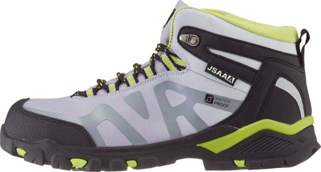 ジーベック 安全靴 作業靴 85143 スニーカー JSAA A種 衝撃吸収 防水 水掻き スタビライザー グレー 27.5cmの通販は