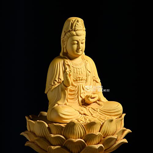 注目のブランド 木彫り置物 仏壇仏像 地蔵菩薩 仏像 繁樓藝雕 柘植の木