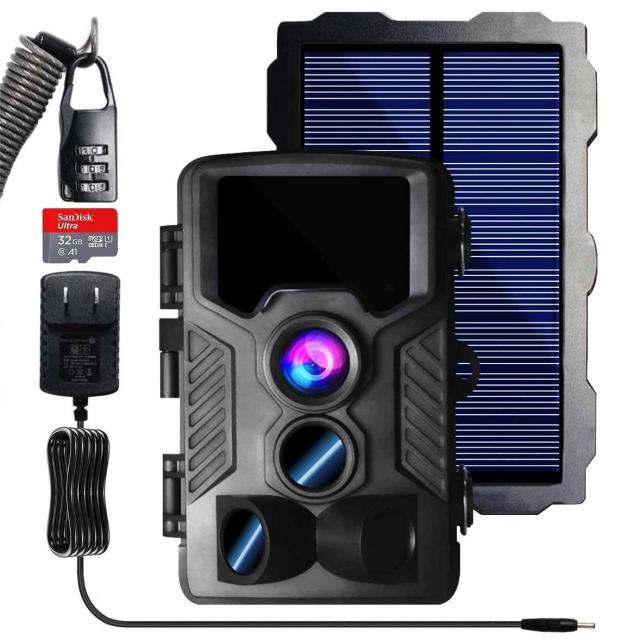 新品 ソーラー トレイルカメラ WIFI対応 60MP超 4Kビデオ 防水 楽天市場】4kトレイルカメラ 電池式 防犯カメラ 赤外線カメラ