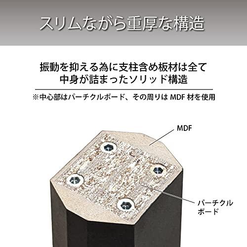 ハヤミ工産 スピーカースタンド 高さ60？ 2台1組 ブラック SB-965_2