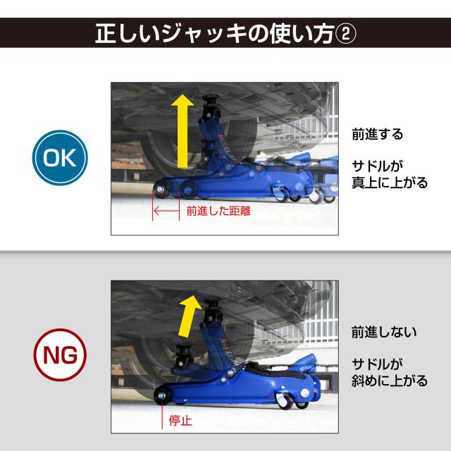 メルテック 車用 油圧フロアージャッキ 2.25t ミドルリフト 最高値/最低値 410/133mm ジャッキタッチメント付 Meltec 車用ジャッキ メルテック 車用 油圧フロアージャッキ 2.25t ミドル