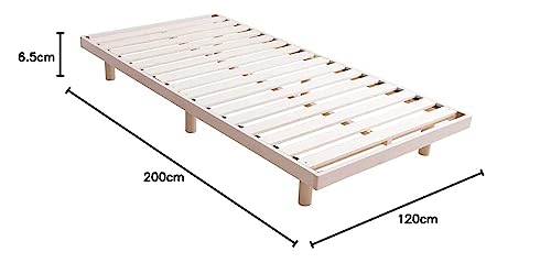 【アイリスプラザ】セミダブルベッドフレーム 2段階高さ調整 耐荷重約200kg Amazon.co.jp: アイリスプラザ ベッド ベッドフレーム