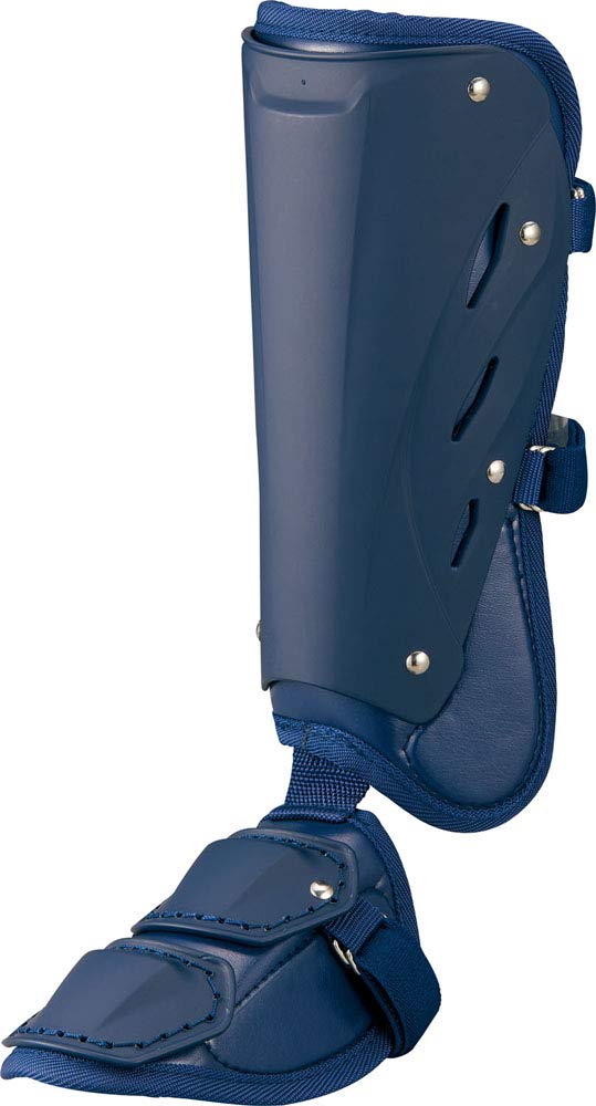 ゼット(ZETT) 野球 打者用レッグガード 左打者用 ツヤ消しタイプ ネイビー(2900) BLL2081R