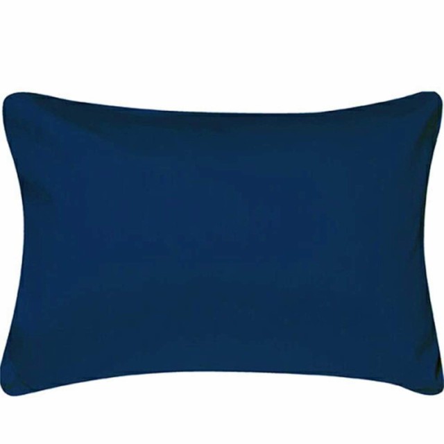 AYO 枕カバー 高級棉100％ 全サイズピローケース ホテル品質 サテン織 300本高密度 (ネイビー, 43*63cm)