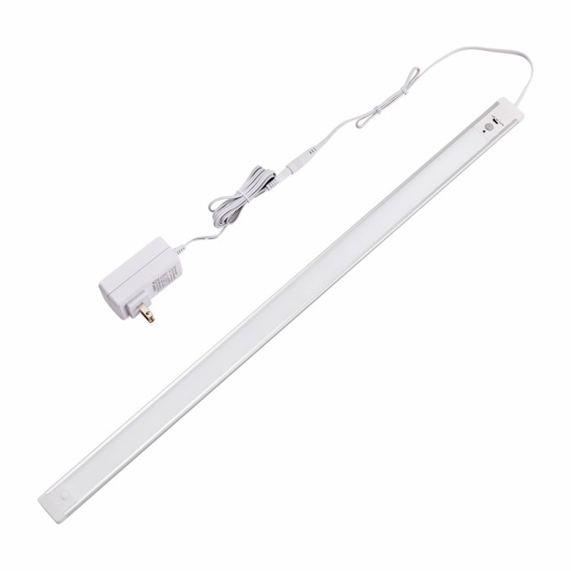 ELPA エルパ LEDバーライト(多目的灯) 60cm 昼光色 明暗人感センサー 角度調節可能 導光板使用でスリムにムラなくしっかり明るい ALT-206