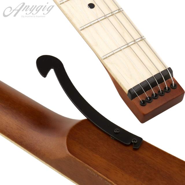 Anygig ポータブルトラベルエレキギター 82CM 1.6KG ブラック Anygig ポータブルトラベルエレキギター 82CM 1.6KG ブラック