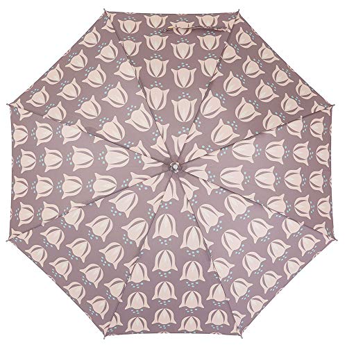 小川(Ogawa) korko おしゃれな柄の日傘 長傘 ラインフラワー UVカット率 遮光率 99%以上 レディース 晴雨兼用 遮熱効果