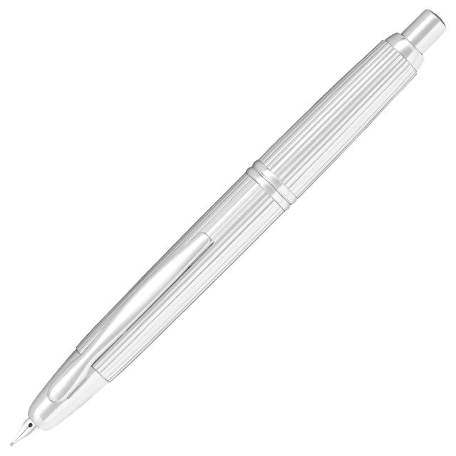 パイロット 万年筆 キャップレス ストライプ F（細字）