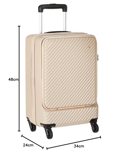 ハント スーツケース 機内持ち込み sサイズ 1泊2日 2泊3日 34L フロントポケット キャスターストッパー 3.3kg キャリーケース キャリー