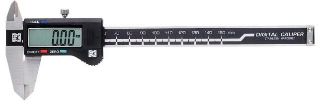 新潟精機 SK デジタルノギス 150mm DN-150 デプスバー有 クリアハードケース付の通販は