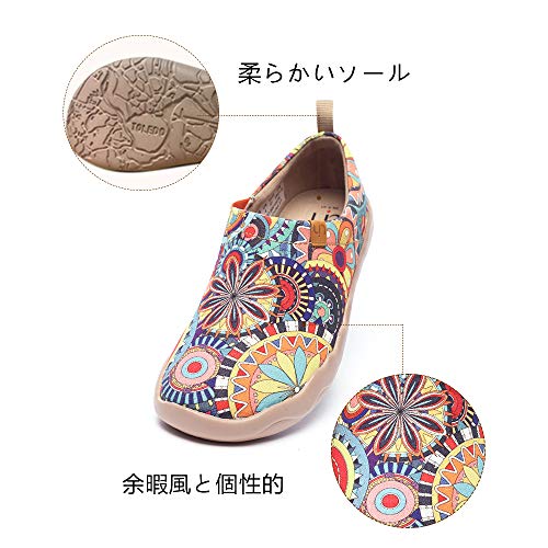 UIN シューズ レディース スリッポン スニーカー キャンバス 軽量