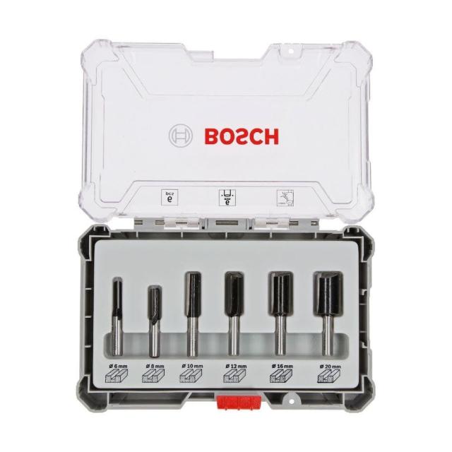 ボッシュ(BOSCH) ルーター・トリマービットセット(ストレート・6本入) 2607017465