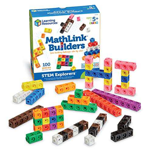 MathLinkシリーズ 算数パズル キューブ ブロック 100個入り LER9294 正規品