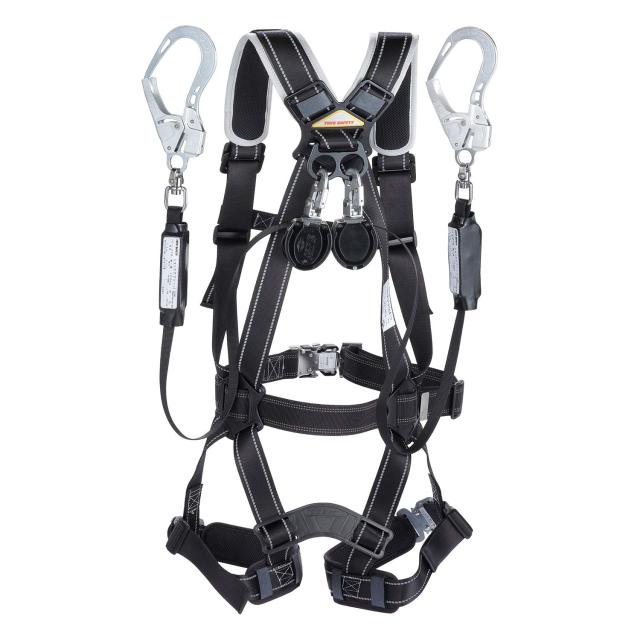 TOYO 新規格 墜落制止用器具 (旧安全帯) フルハーネス型 小型巻取式W No.FGH-133W 落下防止 電気工事 高所での安全作業の通販は