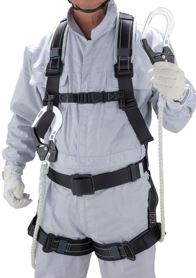 TOYO 新規格 墜落制止用器具 (旧安全帯) フルハーネス型 ロープ式W No.FGH-55W 落下防止 電気工事 高所での安全作業