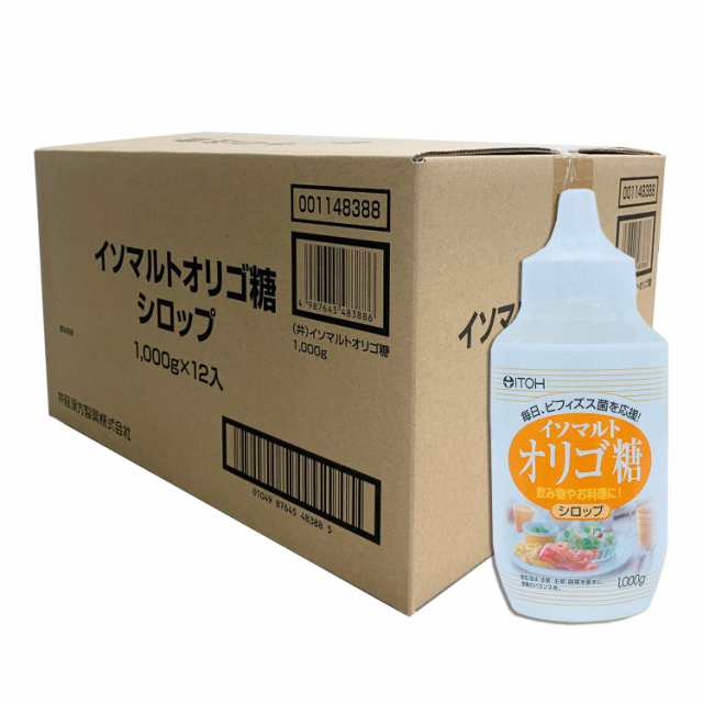 植物由来の甘味料【イソマルト オリゴ糖 シロップ 1000g】 甘味料 植物由来 【井藤漢方製薬】ケース売り(12本入り)