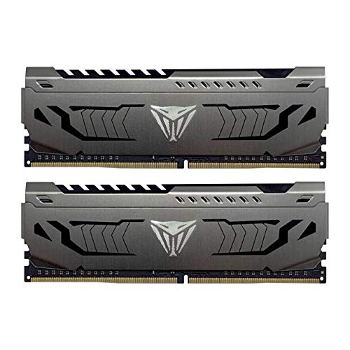 Patriot Viper Steel DDR4 3200MHz PC4-25600 32GB (16GB x 2枚) アルミニウム製ヒートシンク デスク用メモリ PVS432G320C6K