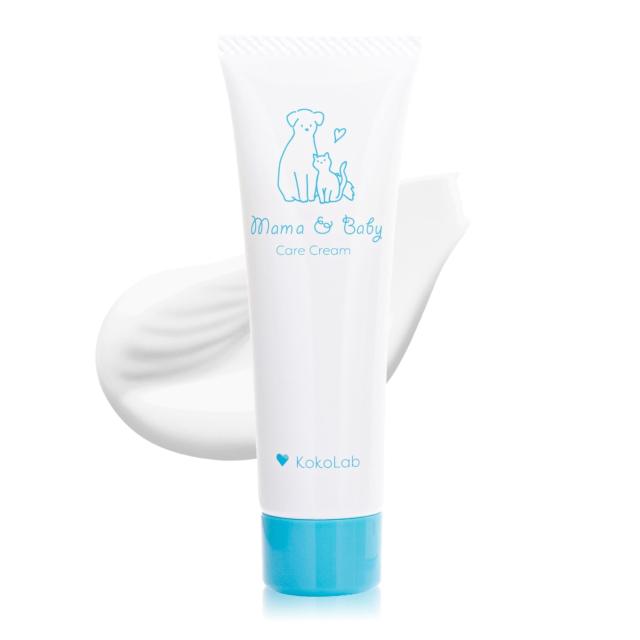 ここラボ ママ＆ベビーケアクリーム 30g｜約7,500億個のヒト由来乳酸菌（美肌菌）配合 肌荒れ・乾燥肌からデリケートゾーンケアまで