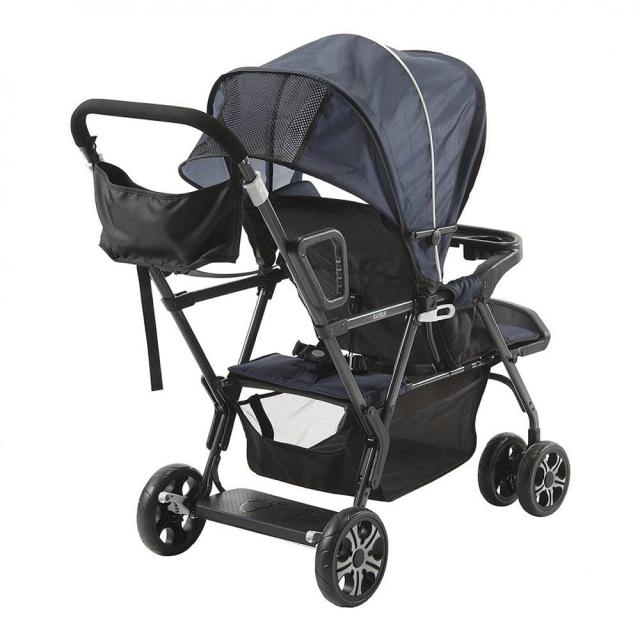 カトージ 二人乗りベビーカー 二人でゴー 4か月~ () 41911 ネイビーの