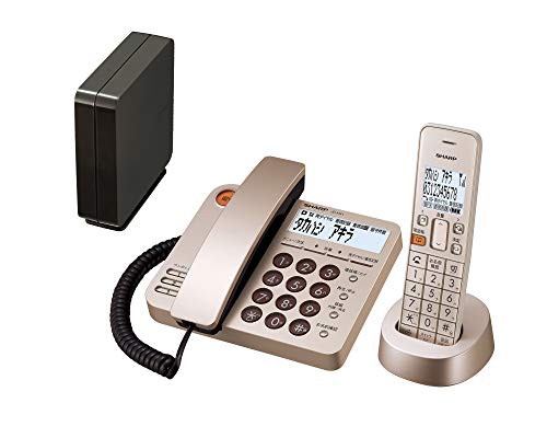 シャープ 電話機 コードレス デザインモデル 子機1台付き 迷惑電話機拒否機能 1.9GHz DECT準拠方式 ゴールド系 JD-XG1CL-Nの通販は 19,756円