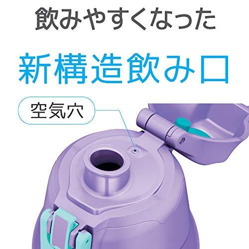 サーモス 水筒 真空断熱スポーツボトル パープルチェック 1.5L FHT-1500F PL-CH_2