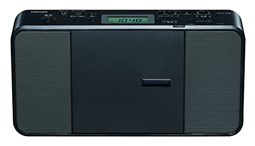 東芝 CDラジオ スリム レジュームA-BリピートCD-R対応 TY-C251(K) ブラック