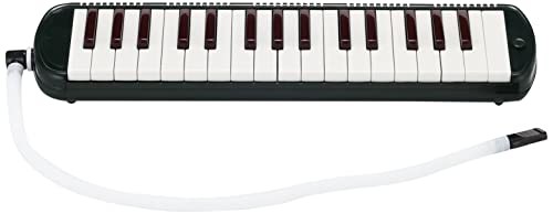 KC キョーリツ 鍵盤ハーモニカ メロディピアノ 32鍵 モスグリーン P3001-32K/MGR  (ドレミ表記シール・クロス・お名前シール付き)｜au PAY マーケット
