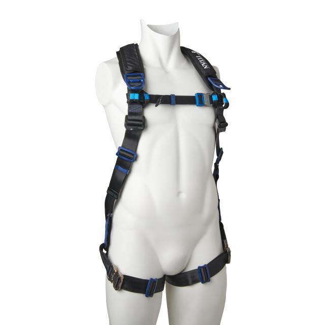 タイタン【TITAN】パンゲアハーネスキャニオン PACN-10A-BL-L （腿V字型/新規格 墜落制止用器具/軽量ハイグレード/ワンタッチバックル/肩