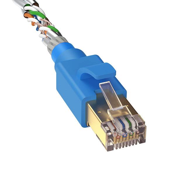 サンワサプライ CAT8 LANケーブル (10m) 40Gbps/2000MHz RJ45 ツメ折れ