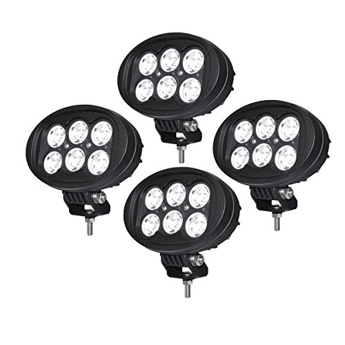 トラクター 車外灯 狭角 LEDサーチライト 60W 直径155mm フォグランプ 6000K 白光 6000LM 投光器 IP68防水 12V/24V兼用 バイク 車 船 機
