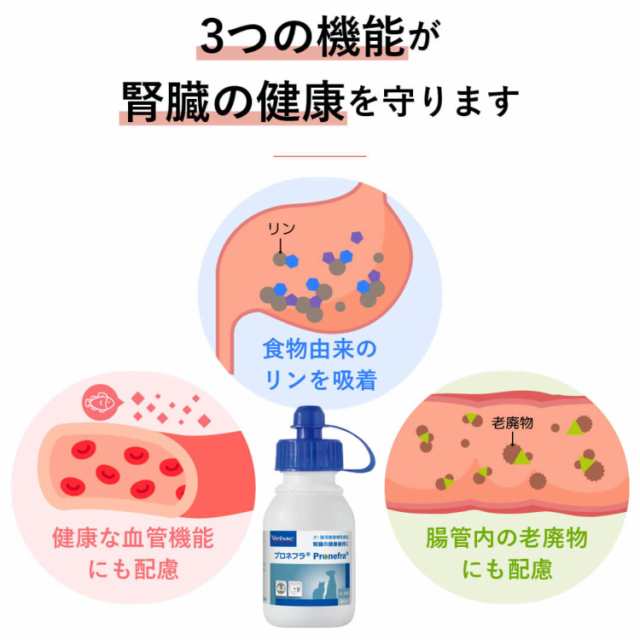 ペット用品ビルバック プロネフラ(60ml) 犬猫 2箱セット - 犬