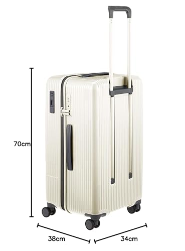 イノベーター スーツケース グッドサイズ スリム 多機能モデル INV70 付 75L 70 cm 4.2kg バニラ