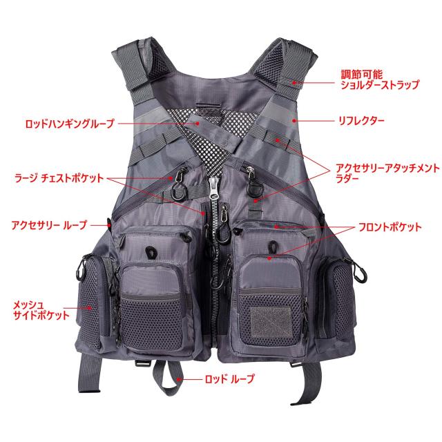 Amazon | Bassdash(バスダッシュ) フィッシングベスト