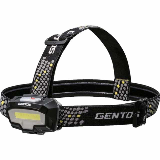 ◆商品名：GENTOS(ジェントス) LED ヘッドライト 単4電池式 強力 400ルーメン 白/赤 2色 コンブレーカー CB-443D COBライト広範囲照射のCOB(面発光)LEDで2色(白 &