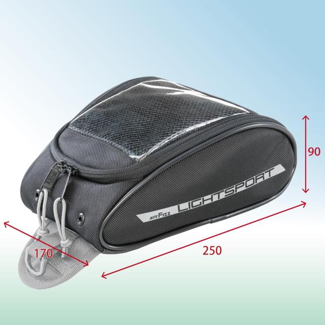 タナックス(Tanax) MOTOFIZZ タンクバッグ ライトスポルトタンクバッグ ブラック MFK-258