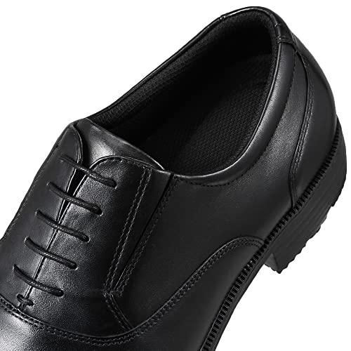 ハイドロテック ビジネスシューズ 本革 ストレートチップ 内羽根 軽量 アクティブライト HD1400 メンズ ブラック 27.0cm