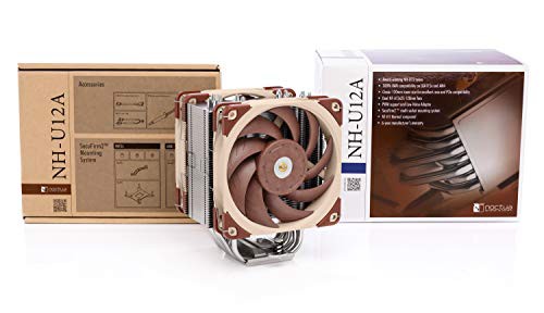 Noctua NH-U12A, NF-A12x25 PWM 搭載 高性能 静音 プレミアム CPUクーラー (120mm, ブラウン)｜au PAY  マーケット